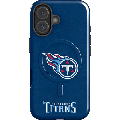 NFL Tennessee Titans Distressed iPhone 16 Plus Magsafe Impact Case
